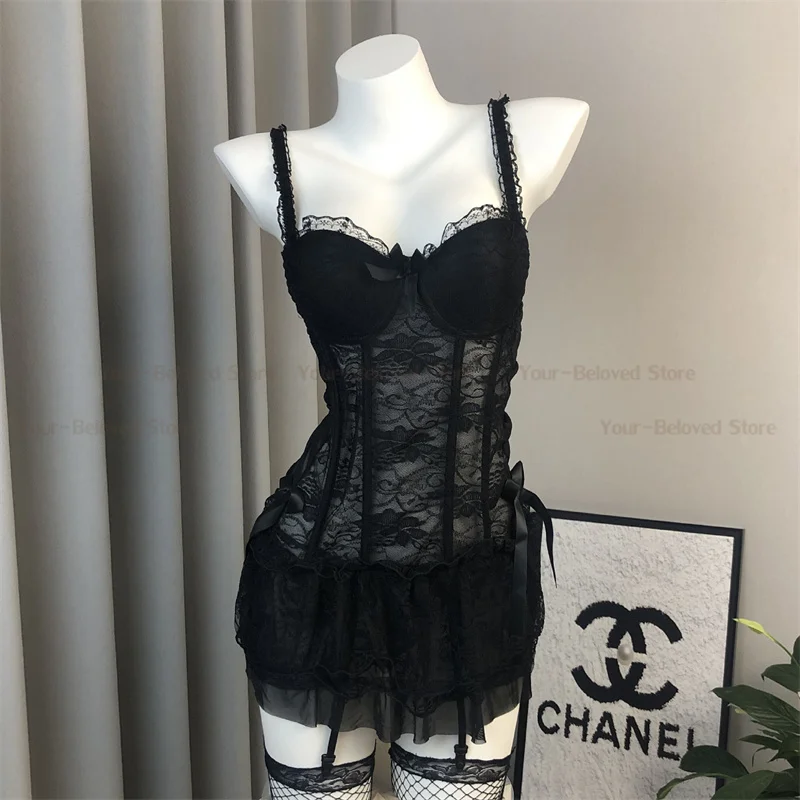 حار مثير امرأة الملابس الداخلية باس النوم سيدة بيبي دول خادمة فستان موحد زي دور اللعب مثير الملابس الداخلية تأثيري الإباحية ازياء البدلة #1