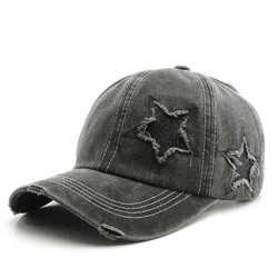 2023 Four Seasons Cotton Star Embroidery Casquette Baseball Cap Adjustable Outdoor Snapback Hats for Men and Women 215