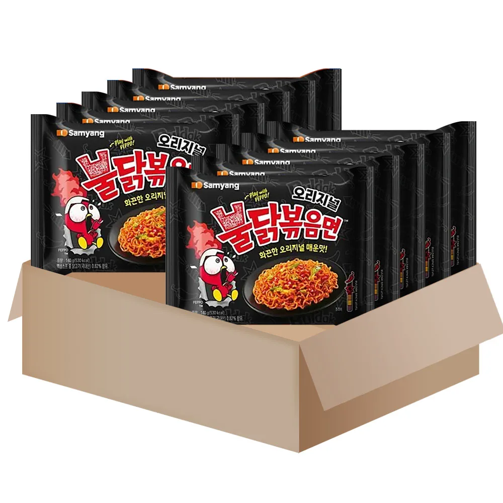 [df001] samyang buldak original ramen 10pcs / artificial spicy ckicken flavor instant noodles/