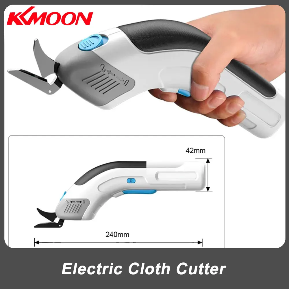 Electric Cloth Cutter High Speed Motor Portable Fabric Cutting Machine Handheld Paperboard Sponge Leather Rugs Carpet Trimmer