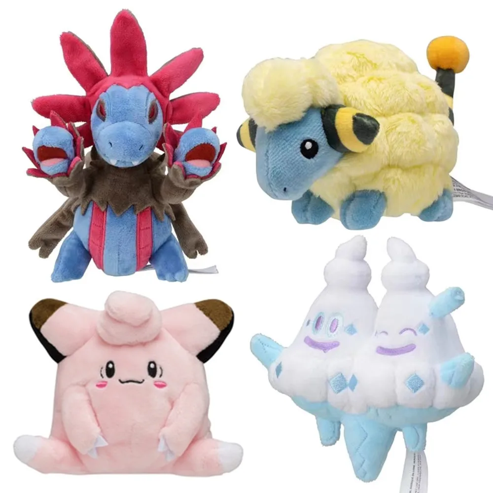 Pokemon Fit peluche marreep Clefairy Hydreigon Vanilluxe bambola di pezza Anime Pocket Monster Genuine 12cm peluche