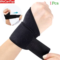 1Pcs Adjustable Wrist Support Brace Wrist Wraps for Men Women,WristBands Compression Straps Sleeve for Fitness,Sprains,Arthritis