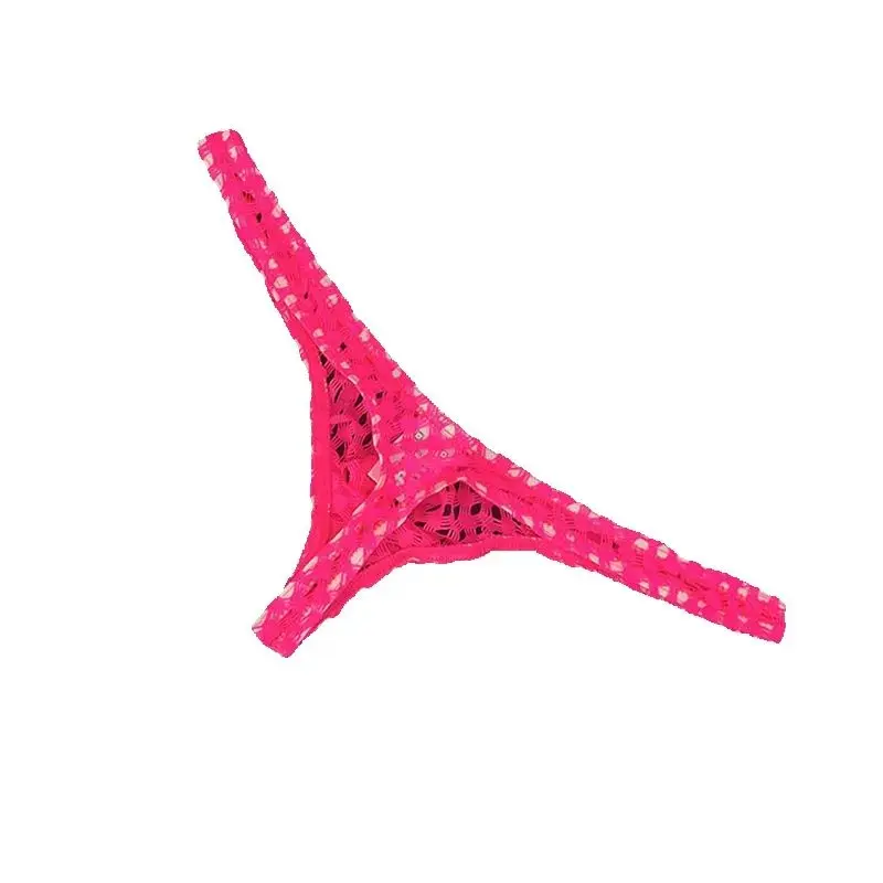 

Sexy Bikini Thong Men Ultra Thin Transparent Gay Lingerie G-string Slip Men's Mesh Plaid Underwear Plus Size