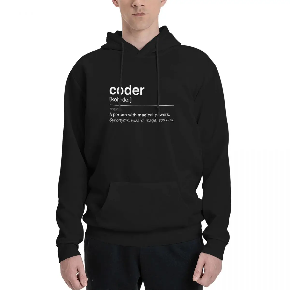 

Толстовка с капюшоном Coder Definition, пуловер в стиле Харадзюку, осень-зима, мужские и женские толстовки, топы с длинными рукавами
