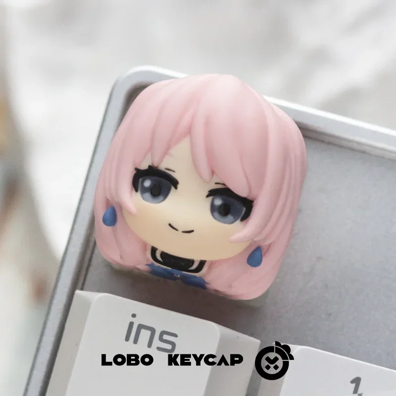 BanG Dream! It's MyGO Anime Artisan Keycap Original Resin Keycaps Custom Cute Cartoon Gaming Keycaps for Mechanical Keyboard