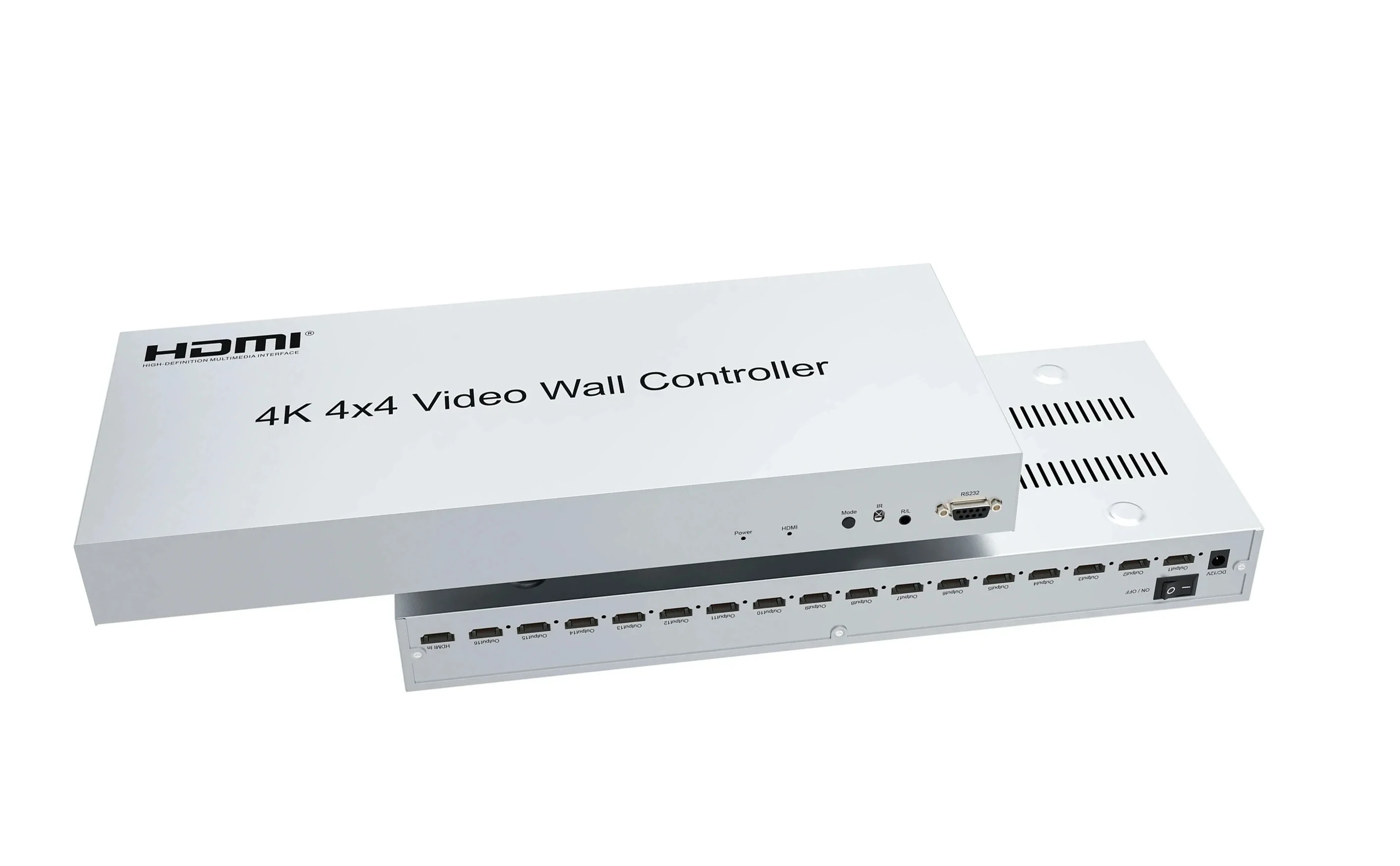 4K 4x4 HDMI Video Wall Controller 2x2 3x3 3x4 3x5 Multi Monitor Splicing Processor 2 3 4 6 8 9 12 15 16 TV Splicing Box Splicer