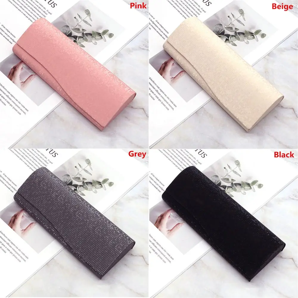 Fashion Waterproof PU Leather Glasses Box Women Men Portable Reading Glasses Sunglasses Case Eyewear Protector