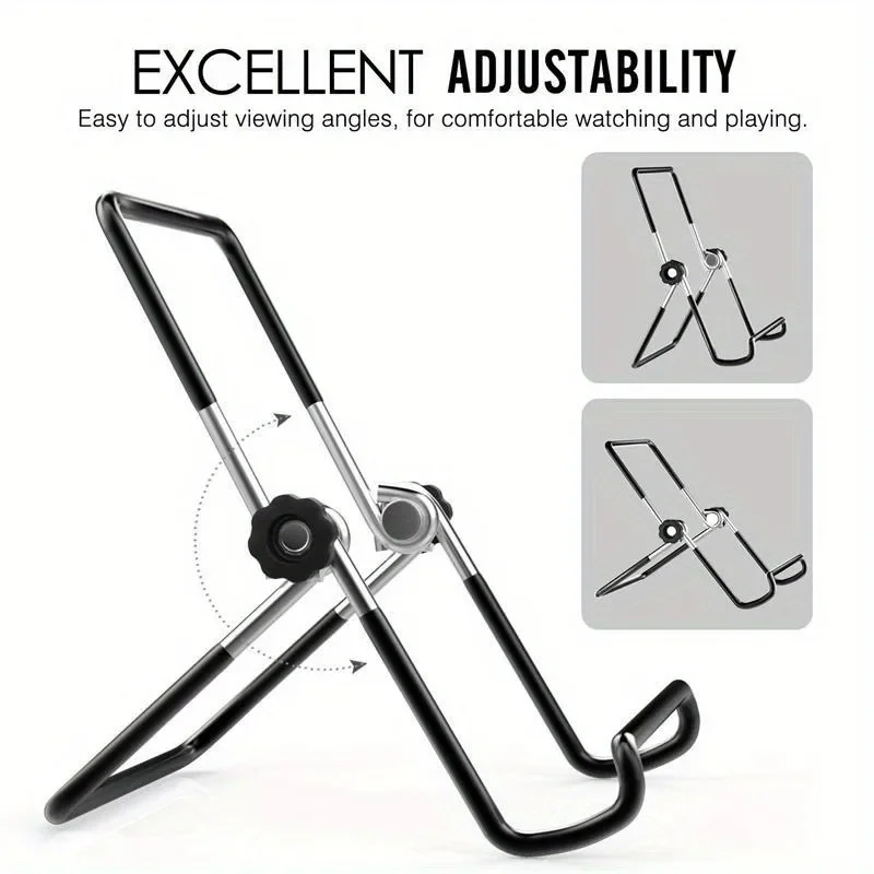 Foldable Adjustable Phone Tablet Stand Desktop Holder Mount Adjustable Desk Support Flexible Phone Stand image 2