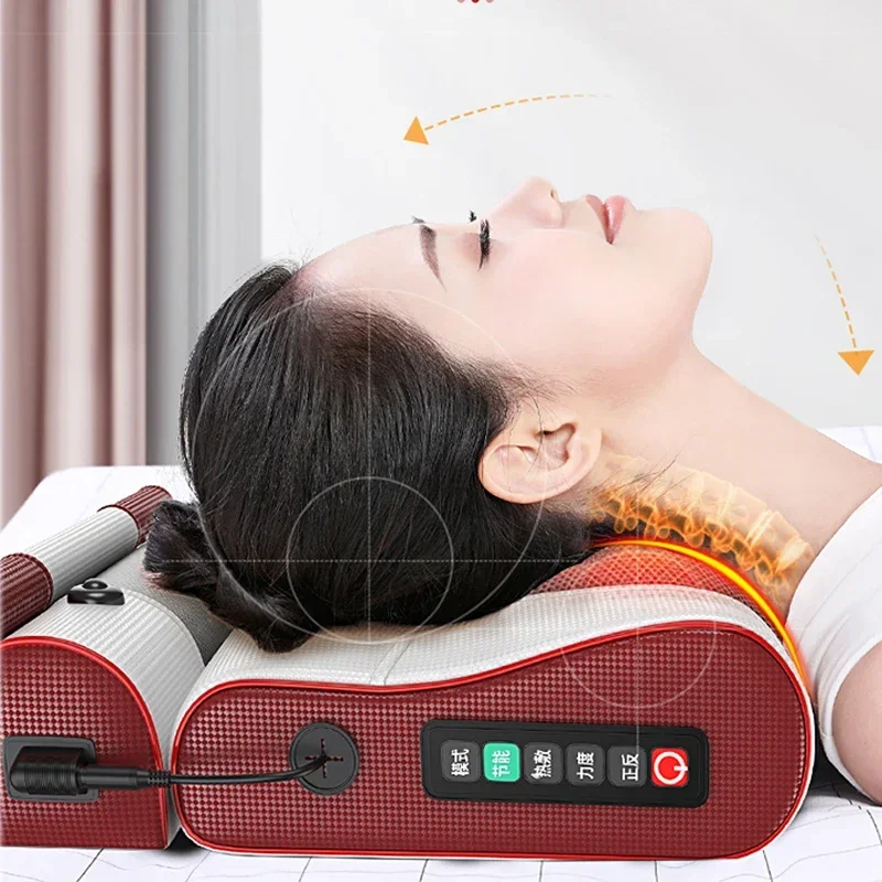 Home Appliances Cervical Vertebra Massager, Neck, Back, Waist, Neck, Shoulder, Neck, Whole Body, Multifunctional Household Pillo