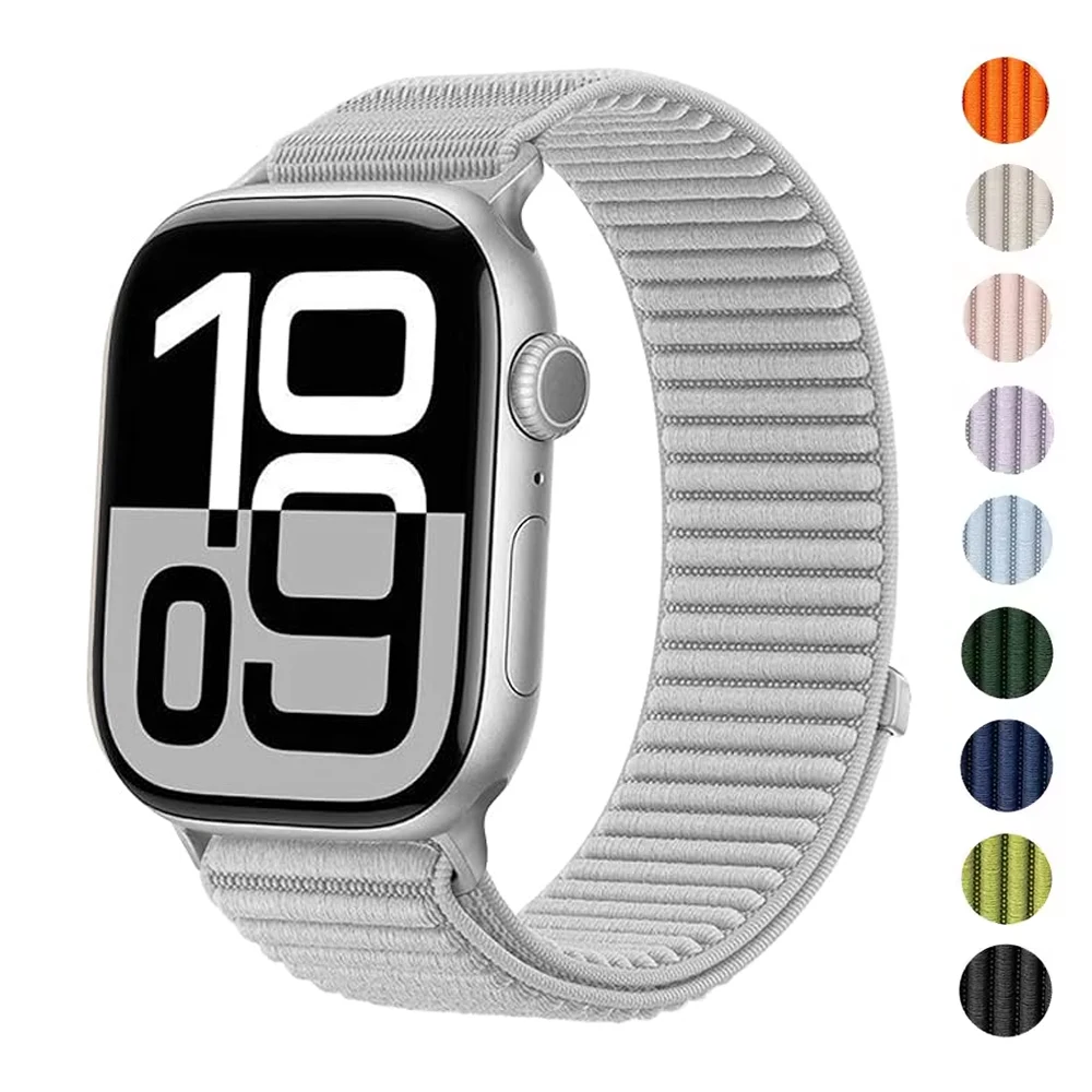 

Sport loop for Apple watch band series 11/10/9/8/7/6/SE/Ultra3 49mm 46mm 45mm 44/42/41/40mm Belt Bracelet Correa iWatch Strap