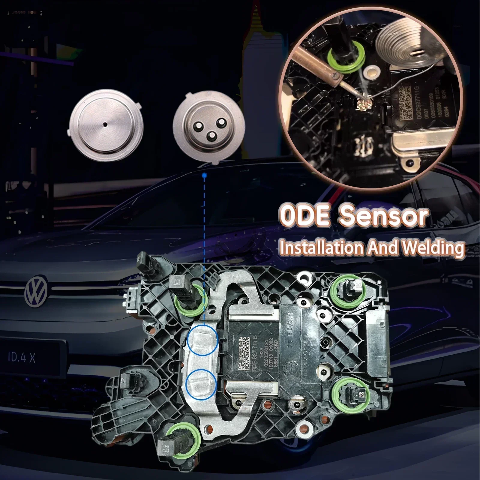 A Set Transmission Clutch Pressure Sensor 0DE DQ500 DQ380 DQ381 TCU TCM For Transporter Scirocco Tiguan For Audi A3 Q3 VW TT R8 - view 4