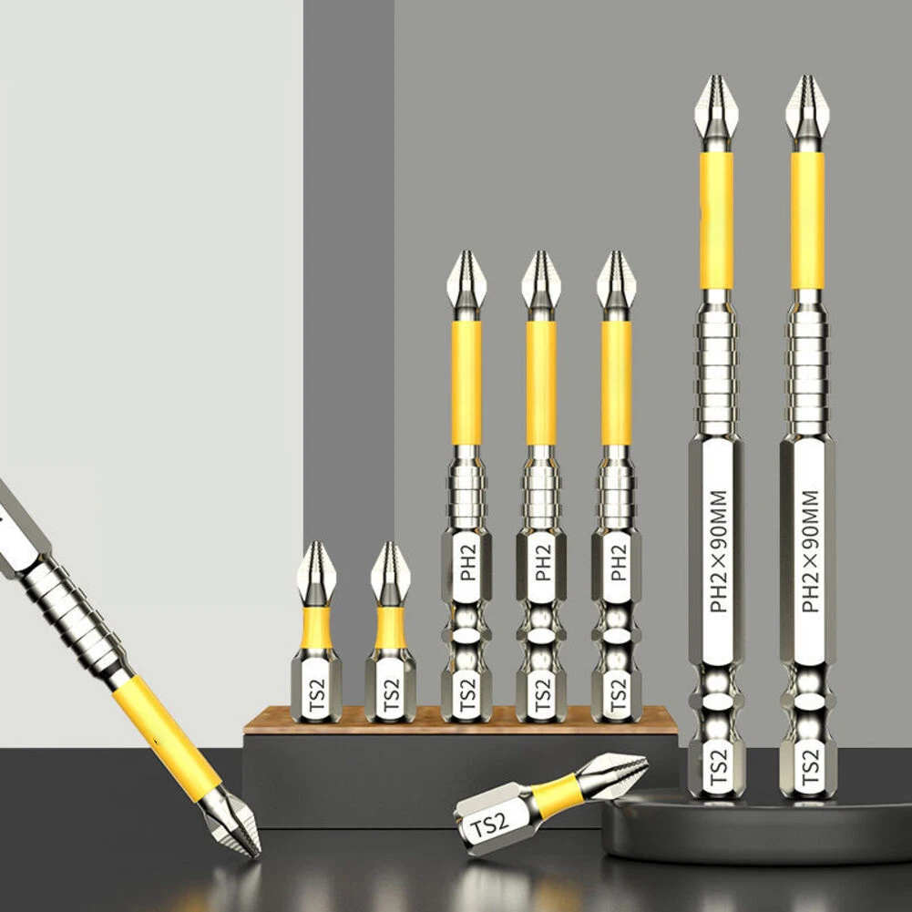 *Strong Magnetic Grip Screwdriver Bit Featuring A Quick-change Design Multi Functional Compatibility Hand Tools
