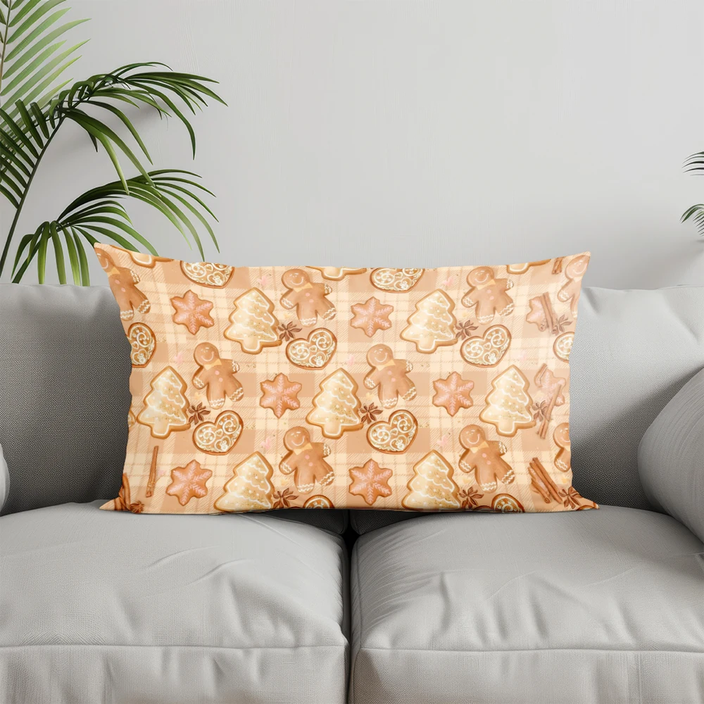 ديكور المنزل عيد ميلاد سعيد الطيور ستار وسادة مناسبة ل أريكة غرفة نوم سيارة وسادة غطاء وسادة مستطيلة الظهر وسادة #3