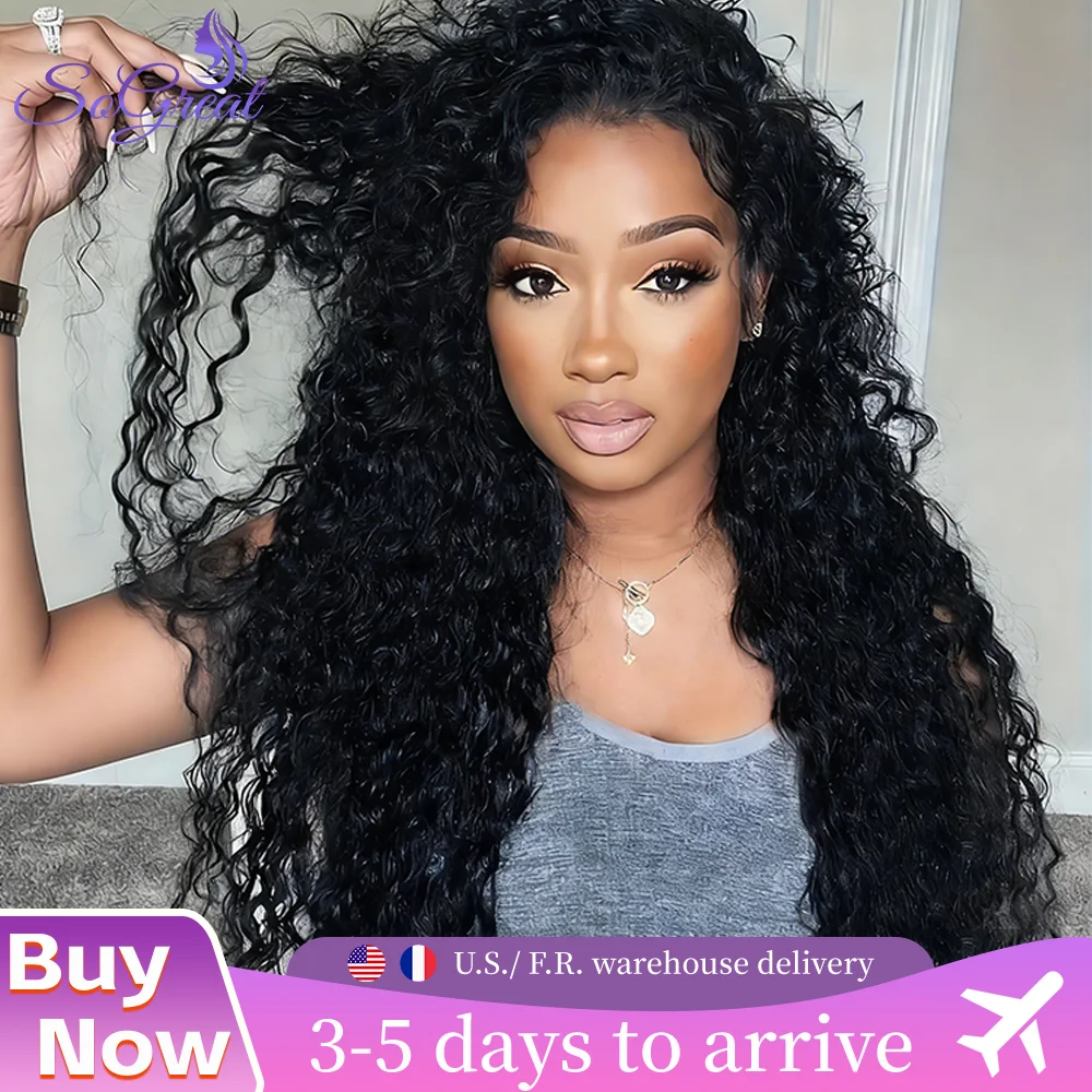 

Парики из натуральных волос 13x4 Deep Wave, прозрачный HD-кружевной фронт 13x4, парики Full Frontal 13x6, натуральный цвет, кудрявые парики для женщин, плотность 200%