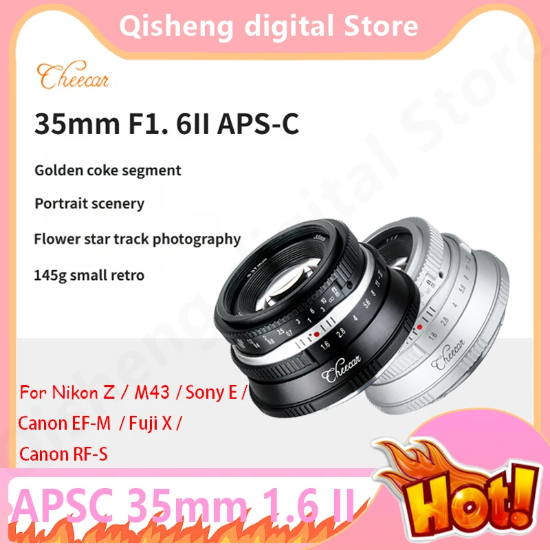 cheecar-apsc-35mm-f16-ii-longueur-focale-doree-portrait-paysage-compact-retro-micro-objectif-unique-pour-nikonz-m43-sonye-canon-ef-m