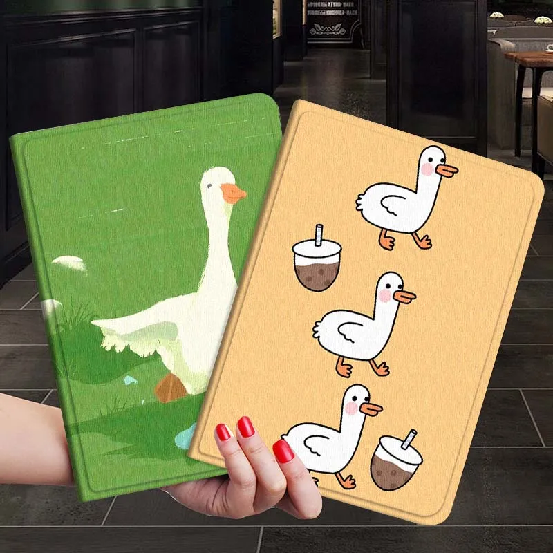 

Anime Duck Design Pattern Tablet Case For Samsung Galaxy Tab S7 S8 S9 S10 FE Plus 12.4 13.1 Inch