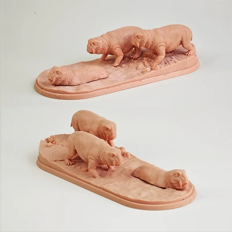 

1/35 15-27 см Lystrosaurus модель игрушки древняя доисторическая модель животного Gk настроить 3D-печать