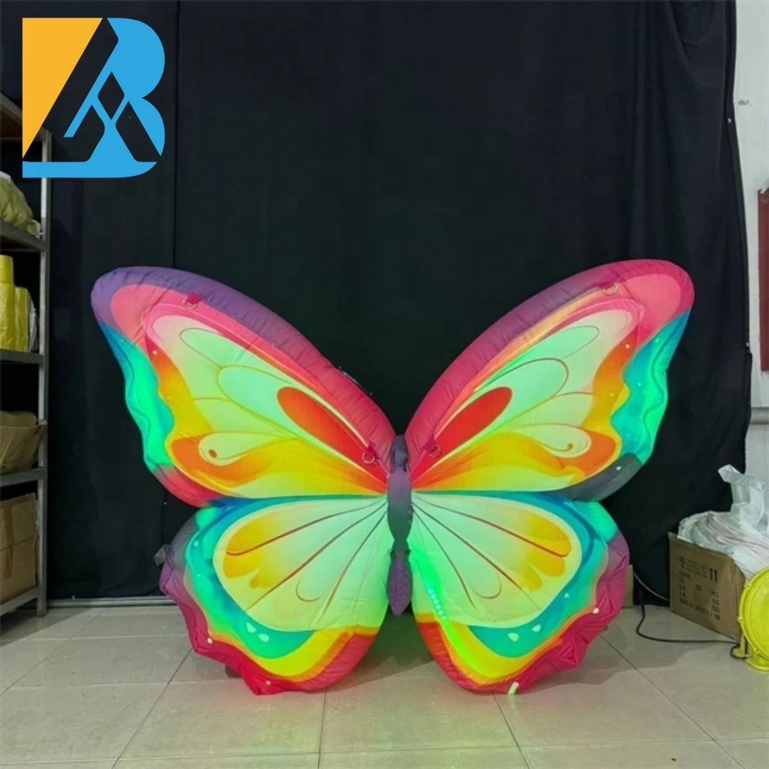 Customized Butterfly Party Large Airblown Butterfly Design for Event Decor Toy