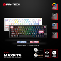 FANTECH MK920 VIA/Qmk Hot-Swap Mechanical Keyboard 3-Mode 2.4G Bluetooth Wireless Gasket Customization Gaming keyboard For PC