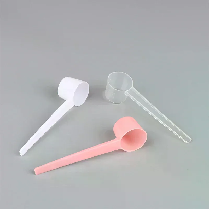 /PFU/5g Measuring Spoons Coffee Protein Milk Powder Scoop Home Kitchen Gadgets DIY Plastic Measuring Spoon 10Pcs