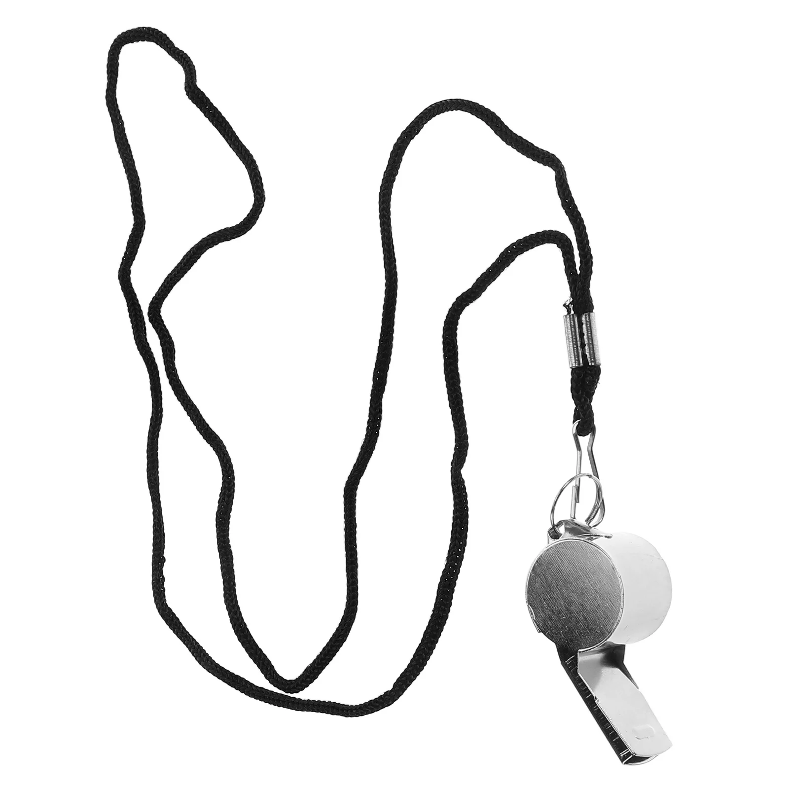 

Stainless Steel Whistle Outdoors Key Metal Survival for Referee Hand Fan Travel