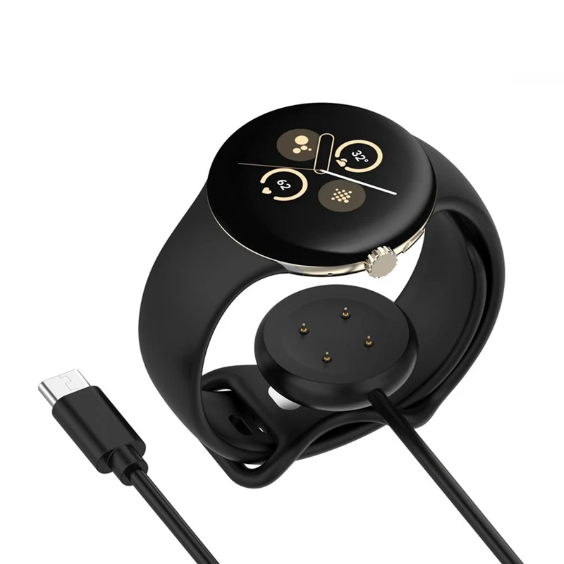 Câble de chargeur intelligent de type C pour Google Pixel Watch 2, câble de chargement magnétique pour montre intelligente Pixel Watch 2