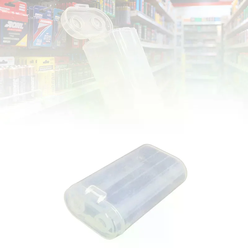 Waterproof 18650 Battery Plastic Storage Box Rechargeable Battery Power Bank Plastic Cases Durable 18650 Battery Holder Case