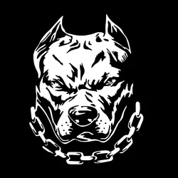 Car stickers bulldog car stickers vinyl decal stickers auto parts waterproof sunscreen PVC15CM