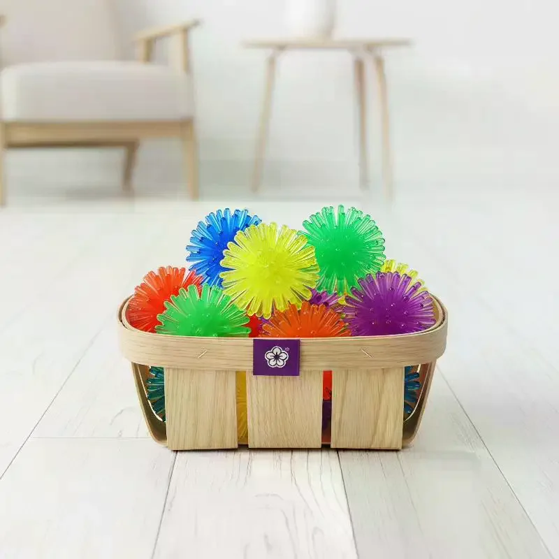 20 Pcs Mini Spiky Sensory Squeeze Balls Soft Quiet Stress Relief Fidget Toys for Students Exam Anxiety Relief Classroom Use