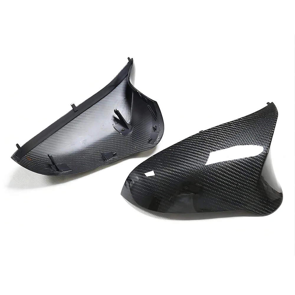 Replacement Rearview Side Mirror Covers Cap For BMW F80 F82 F83 F87 M2C M3 M4 Dry Carbon Fiber Casing Shell