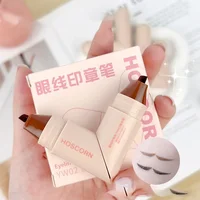 Lazy Integrated Eyeliner Stamp Dual-Head Rotatable Precise Outline Seal Lasting Waterproof Fast Drying Liquid Eye Liner Pen 5