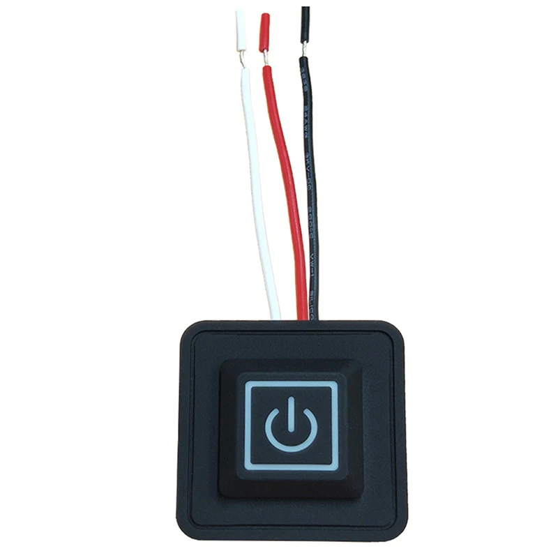 1 Pcs 5V-15V 3 Gear Temp Control Waterproof Heating Switch Clothes Silicone Button