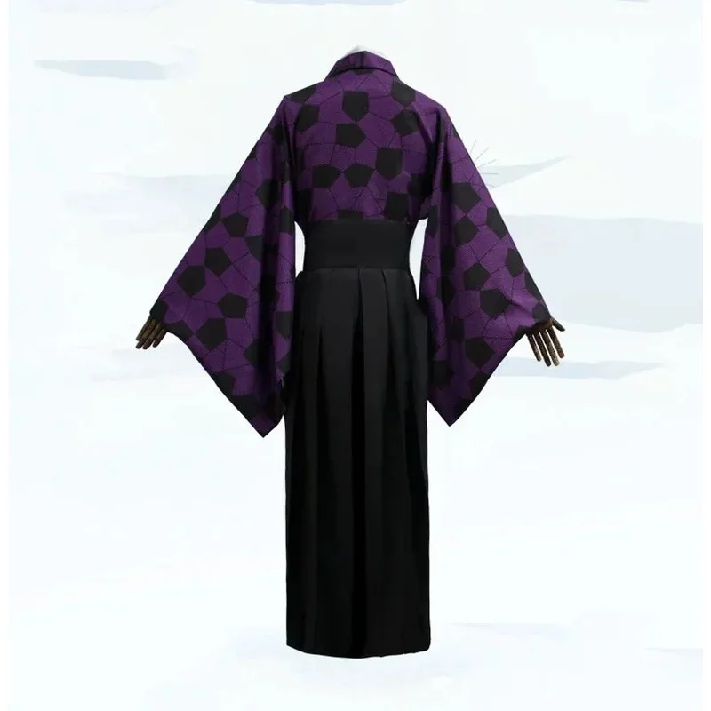 2025 anime demon slayer kimetsu não yaiba kokushibo danganronpa cosplay perucas impressão quimono uniforme camisa halloween carnaval