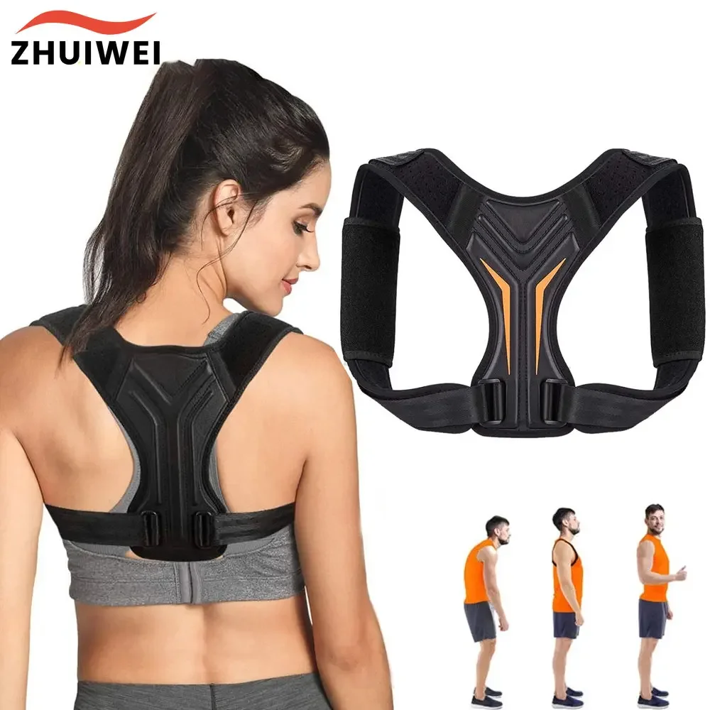 Adjustable Back Shoulder Posture Corrector Belt Clavicle Spine Support Reshape Your Body Home Office Sport Upper Back Neck Brace