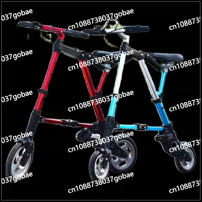 For Adult 8-Inch Folding Bicycle Multi-Function Mountain Bike Ultralight Portable Bicycle Foldable Mini Non-Slip Road Bike