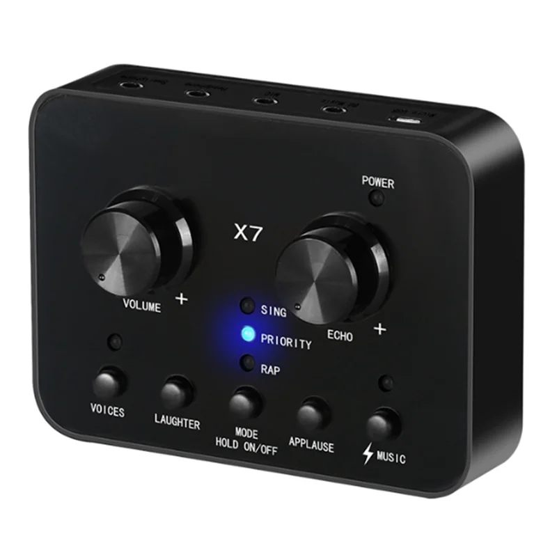 FFYY-Sound Card Voice Changer Live Sound Card With External Electronic Sound Effects For Mobile Phones And Computers