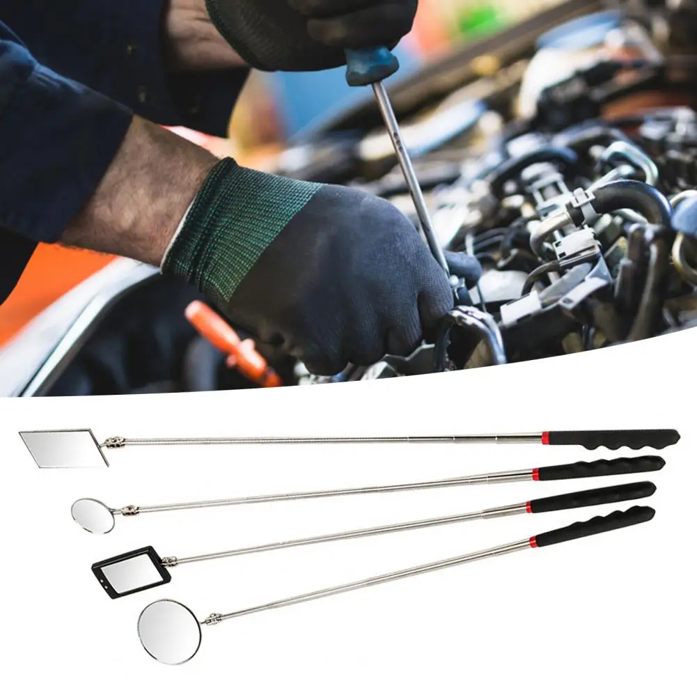 Universal Inspection Mirror Flexible Head Different Specifications Automotive Tools Telescopic Inspection Mirror for Auto Repair