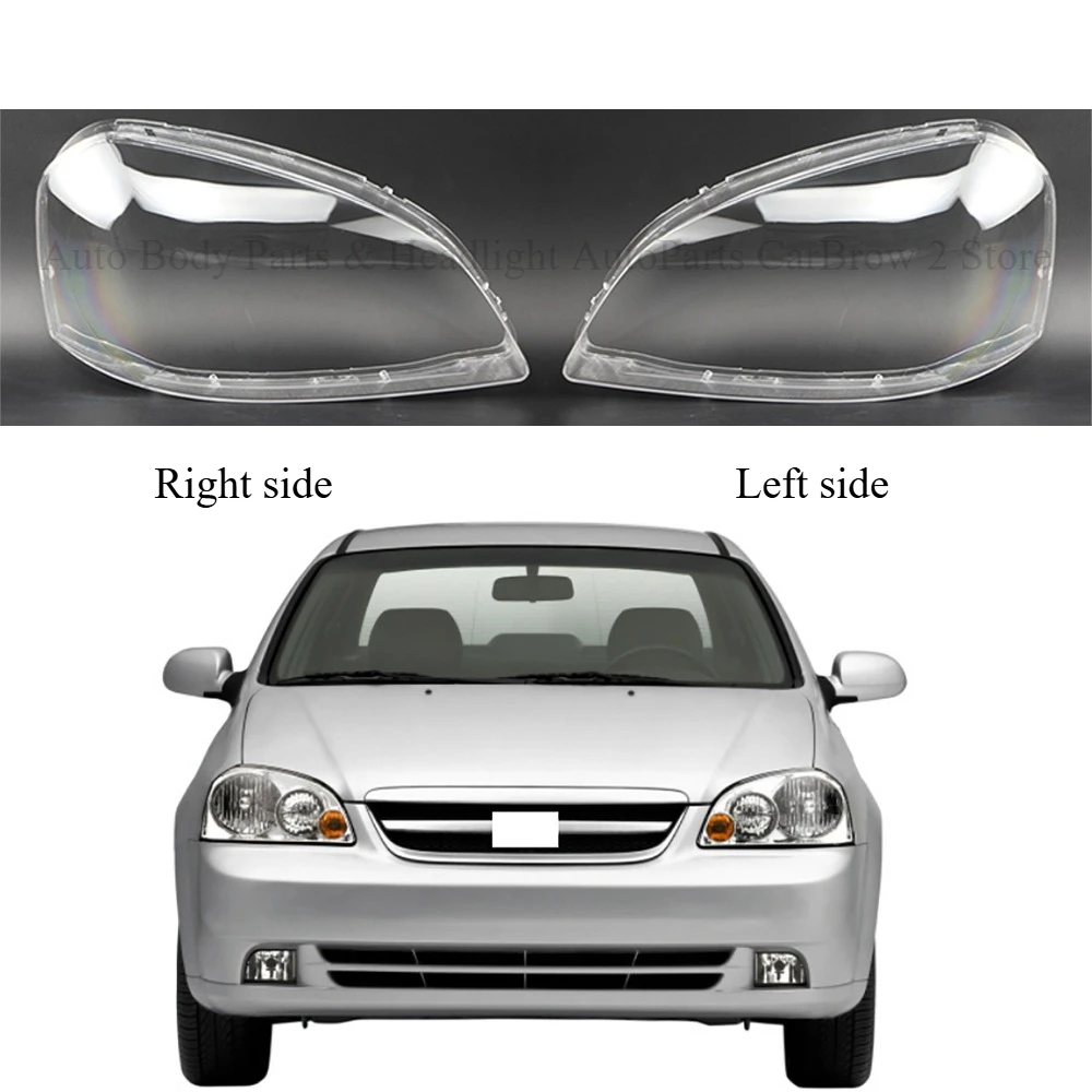 Car Headlight Lens Cover For Chevrolet Optra / Daewoo Nubira J200 2002‑2007 Headlamp Transparent Shell Replacement Auto Parts