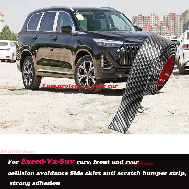 

Strong adhesive bumper strip, front and rear lip side skirts, collision and scratch resistant, suitable For Exeed Vx Suv