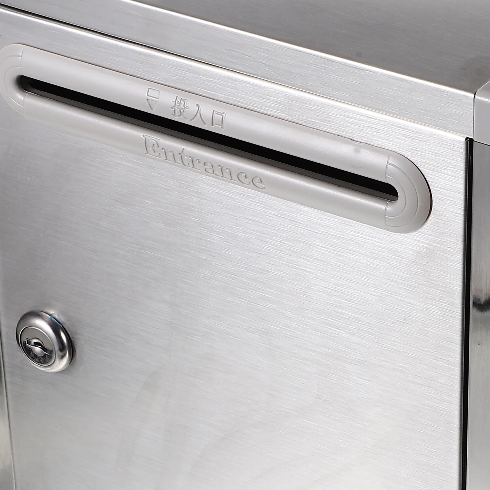 

Stainless Steel Mailbox Wall Mount Letter Box For Home Outdoor Decorative Metal Post Box Practical Door-Mount Rust-Proof Mailbox