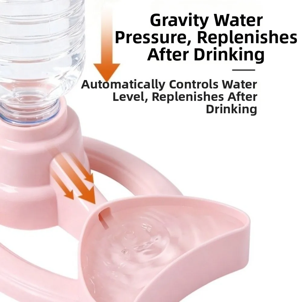 Large Capacity Cat Automatic Water Dispenser Silent Gravity Leak Proof Cat Drinking Machine Stable Base Anti-tip