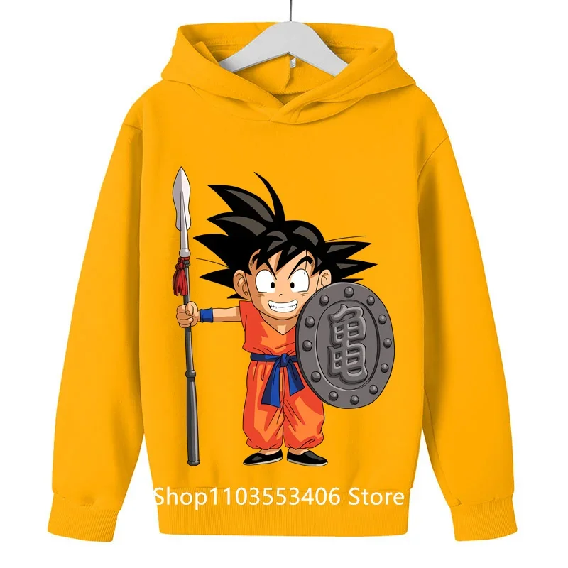 2024 Dragon Ball Hoodie Animation Peripheral Hoodie Long Sleeve Sun Wukong Leisure Clothes Spring and Autumn Men's and Women's