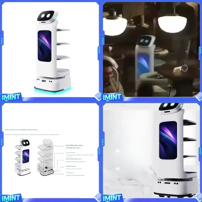 Intelligent Food Delivery for Restaurant Hotel Food Delivery Fully Automatic Food Delivery Waiter Serving