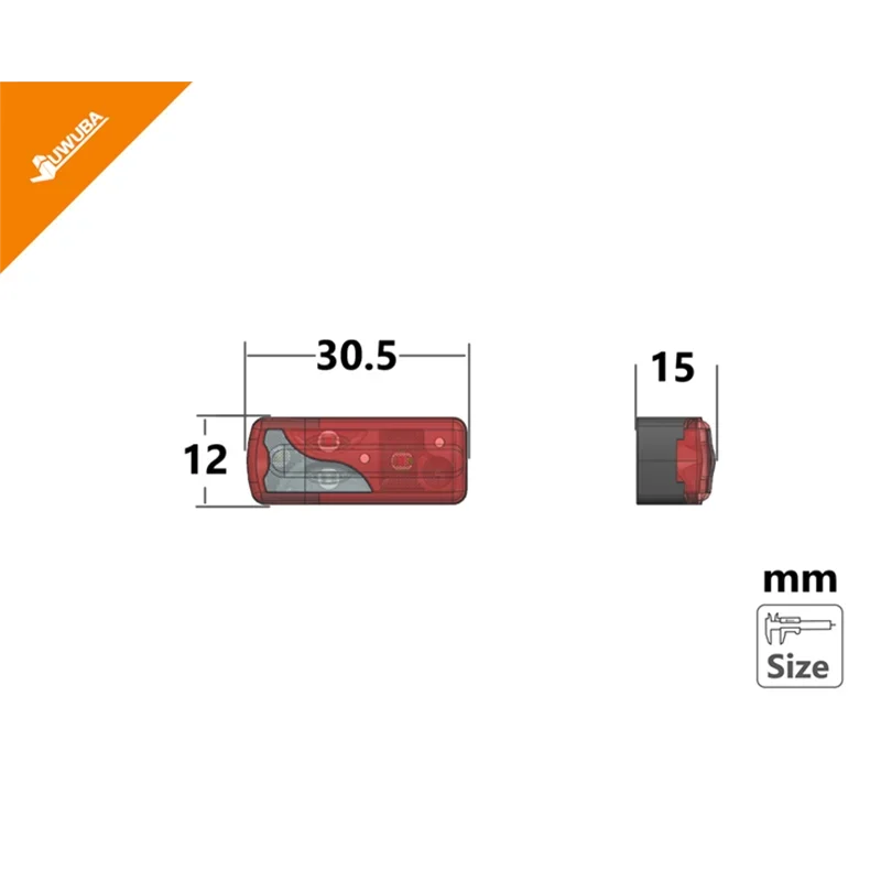 Symulacja LED - tylne światło do ciężarówki RC Tamiya w skali 1:14 SCANIA 770S R620 VOLVO BENZ Arocs MAN TGX - akcesoria samochodowe