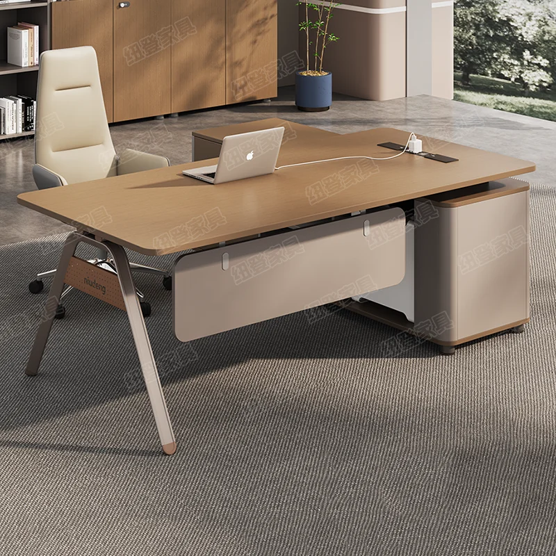 decoration large office desk professional Simple fashion interior Universal office desk wooden escritorio oficina home furniture