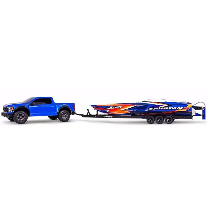 RC Brushless Speedboat Model SPARTAN SR Racing Boat Remote Control Boat Model Speedboat Trailer Toy Gift 1037mm Hull