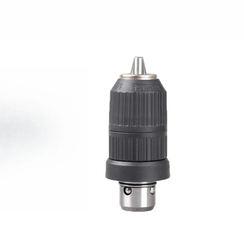 2.0-13mm 1/2-20UNF Keyless Drill Chuck, 3-Jaw Hand-Tight Drill Chuck for Electric Drill, Power Tool Accessory