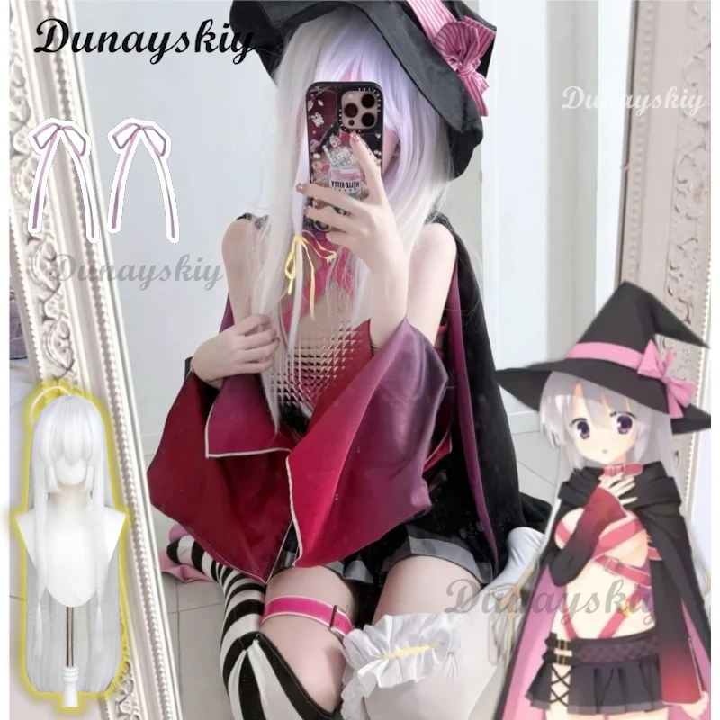 Ayachi Nene Cosplay Costume Anime Sabbat of the Witch Cosplay Comic Halloween Carnival Cosplay Costume Cloak Hat Socks Props