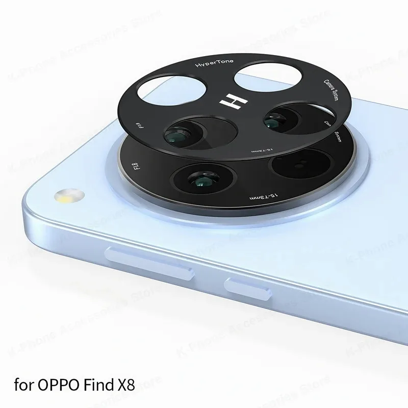حامي عدسة معدني لهاتف Oppo Find X8 Pro Ultra Pro غطاء حلقة كاميرا من سبائك الألومنيوم الخلفي #5