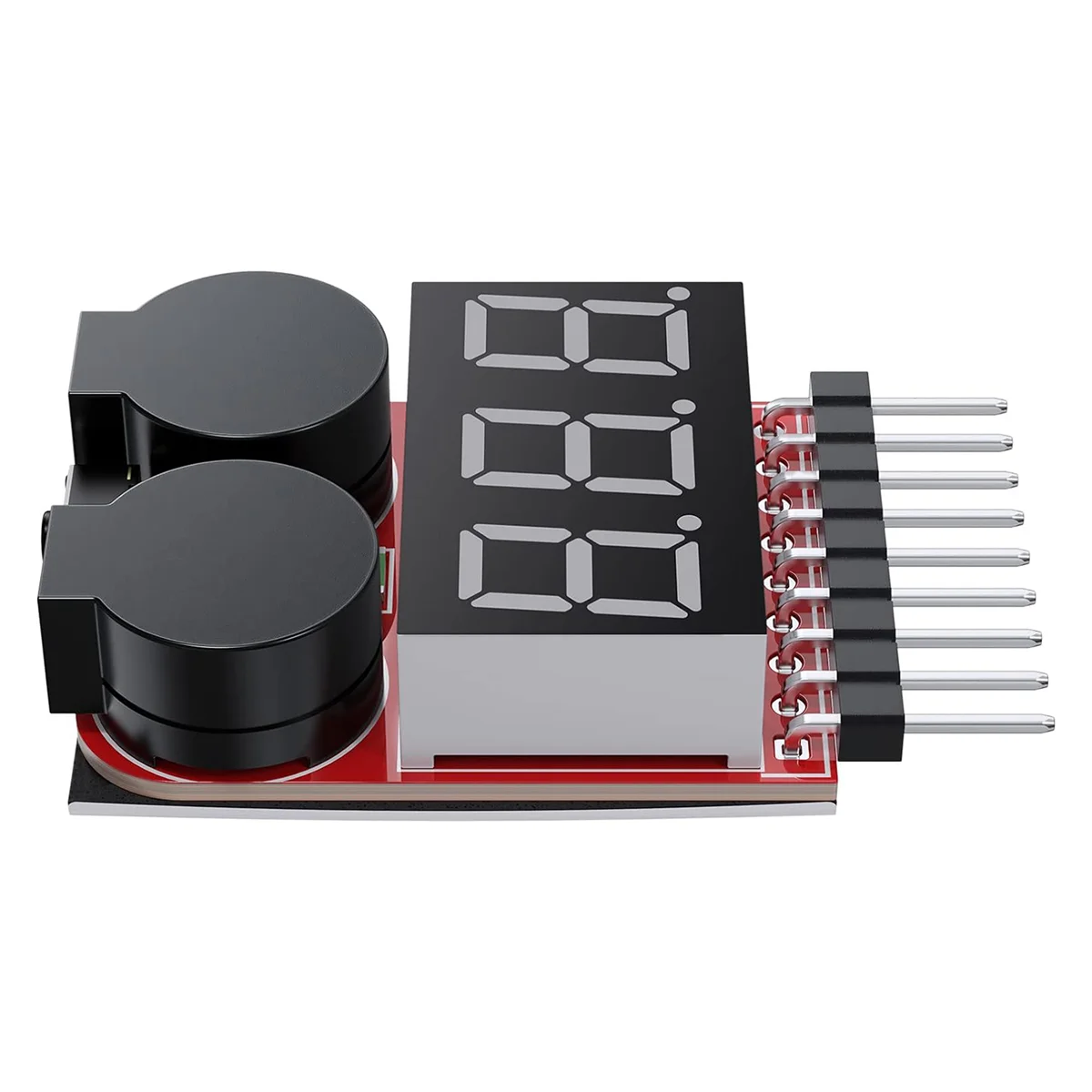 SLQZT 5PCS 2 In1 1-8S Lipo 배터리 전압 테스터, RC 저전압 부저 경보, Lipo/Li-Ion 용 배터리 모니터 검사기 테스터